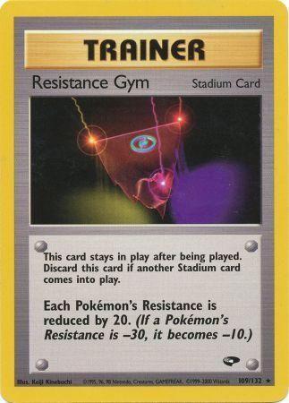 Resistance Gym 109/132 - Gym Challenge Unlimited - Rare