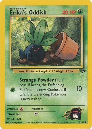 Erika's Oddish 070/132 - Gym Challenge Unlimited - Common