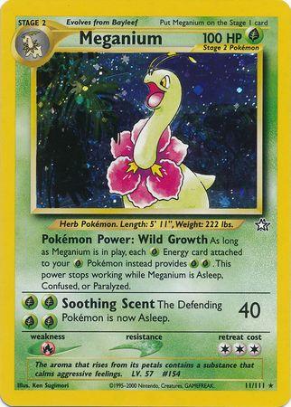 Meganium (11/111) - Neo Genesis Unlimited Holofoil - Holo Rare