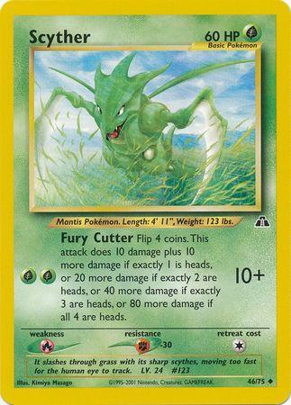 Scyther 046/075 - Neo Discovery Unlimited - Uncommon
