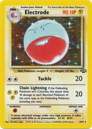 Electrode 002/064 - Jungle Unlimited Holofoil - Holo Rare