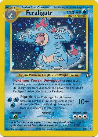 Feraligatr 005/111 - Neo Genesis Unlimited Holofoil - Holo Rare