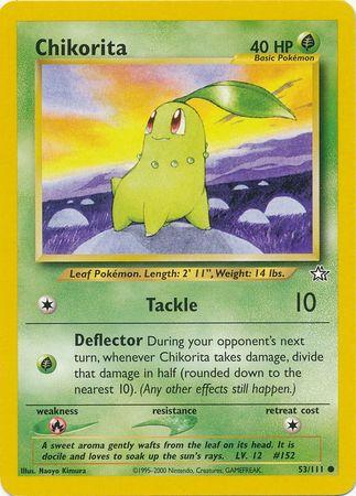 Chikorita 053/111 - Neo Genesis Unlimited - Common