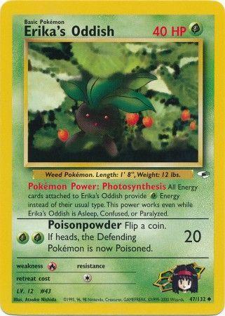 Erika's Oddish 047/132 - Gym Heroes Unlimited - Uncommon