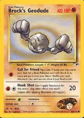 Brock's Geodude 066/132 - Gym Heroes Unlimited - Common