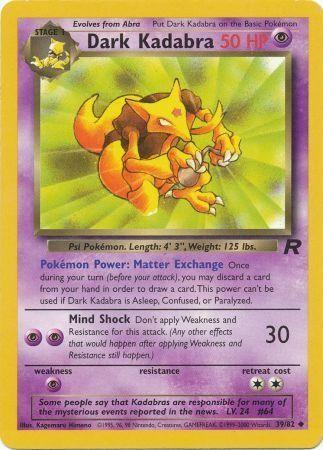 Dark Kadabra 039/082 - Team Rocket Unlimited - Uncommon