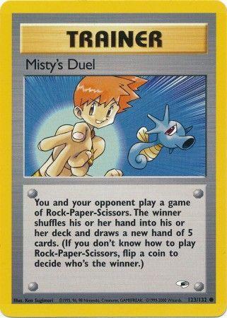 Misty's Duel 123/132 - Gym Heroes Unlimited - Common