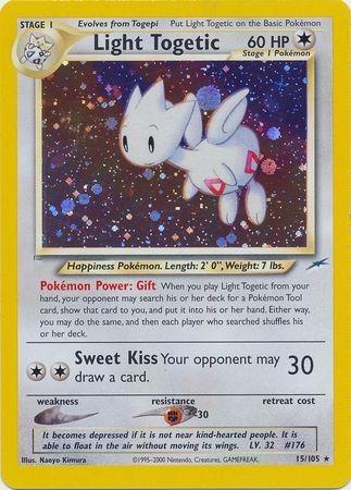 Light Togetic 015/105 - Neo Destiny Unlimited Holofoil - Holo Rare