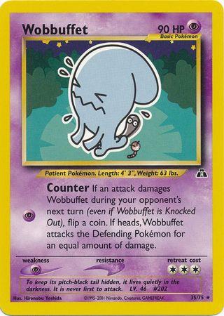 Wobbuffet 035/075 - Neo Discovery Unlimited - Rare
