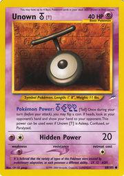 Unown [T] 088/105 - Neo Destiny Unlimited - Common