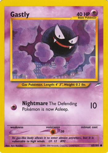 Gastly 065/105 - Neo Destiny Unlimited - Common