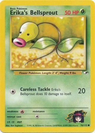 Erika's Bellsprout 076/132 - Gym Heroes Unlimited - Common