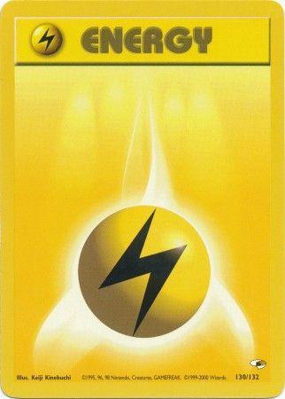 Lightning Energy 130/132 - Gym Heroes Unlimited - Common