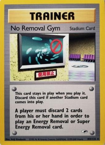 No Removal Gym 103/132 - Gym Heroes Unlimited - Rare