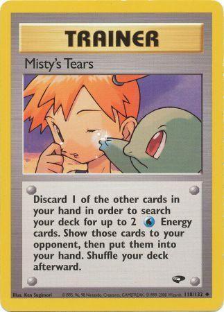 Misty's Tears 118/132 - Gym Challenge Unlimited - Uncommon