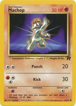 Machop 059/082 - Team Rocket Unlimited - Common
