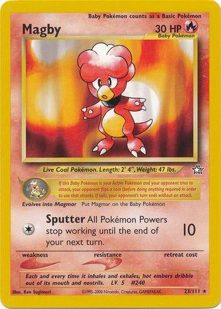 Magby 023/111 - Neo Genesis Unlimited - Rare