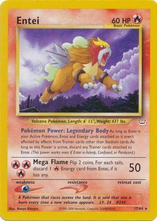 Entei 017/064 - Neo Revelation Unlimited - Rare