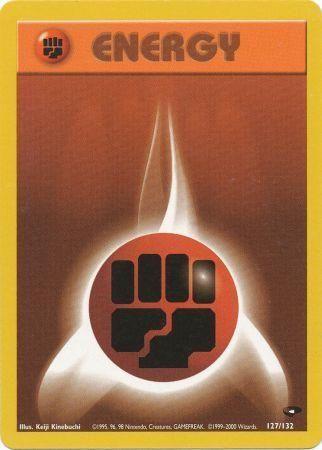 Fighting Energy 127/132 - Gym Challenge Unlimited - Common