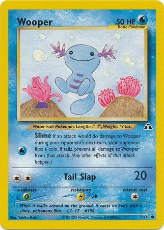 Wooper 071/075 - Neo Discovery Unlimited - Common