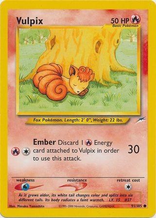Vulpix 091/105 - Neo Destiny Unlimited - Common