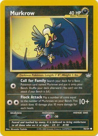 Murkrow 046/064 - Neo Revelation Unlimited - Common