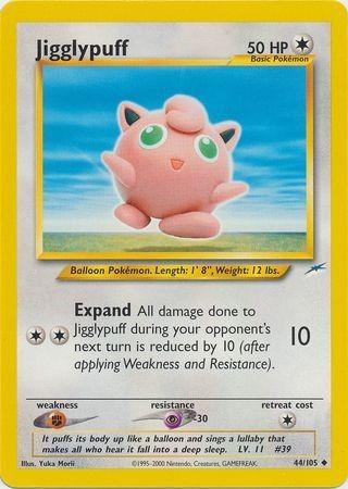 Jigglypuff 044/105 - Neo Destiny Unlimited - Uncommon