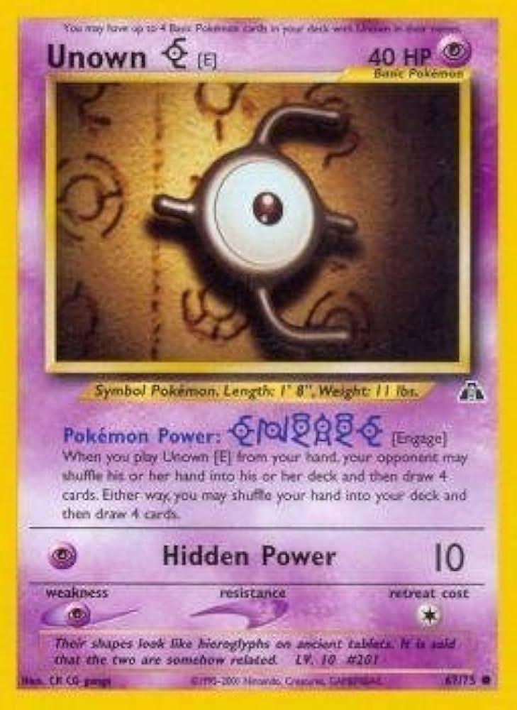 Unown [E] 067/075 - Neo Discovery Unlimited - Common