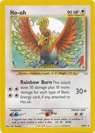 Ho-Oh 018/064 - Neo Revelation Unlimited - Rare