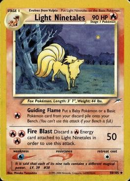 Light Ninetales 050/105 - Neo Destiny Unlimited - Uncommon