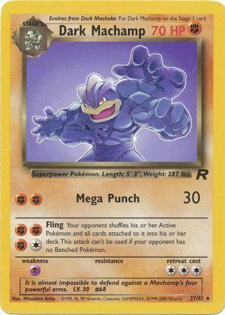 Dark Machamp 027/082 - Team Rocket Unlimited - Rare