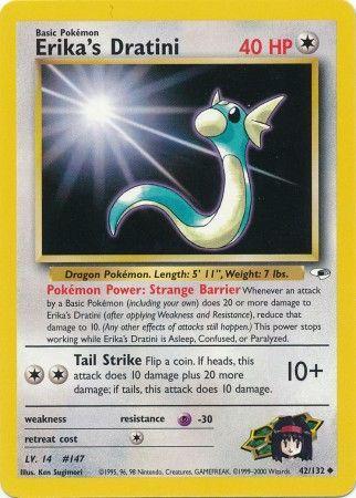 Erika's Dratini 042/132 - Gym Heroes Unlimited - Uncommon