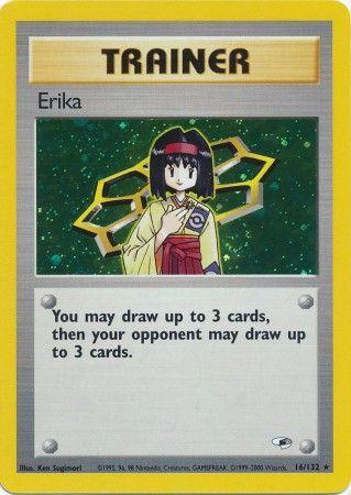 Erika 016/132 - Gym Heroes Unlimited Holofoil - Holo Rare