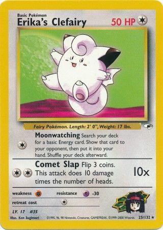 Erika's Clefairy 025/132 - Gym Heroes Unlimited - Rare