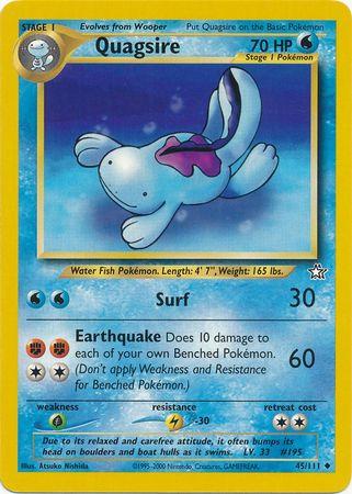 Quagsire 045/111 - Neo Genesis Unlimited - Uncommon