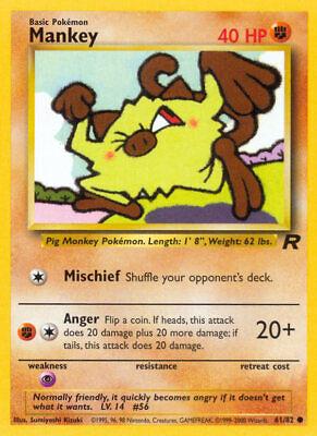 Mankey 061/082 - Team Rocket Unlimited - Common