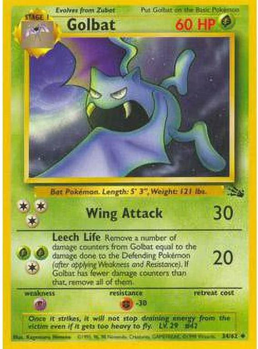 Golbat 034/062 - Fossil Unlimited - Uncommon