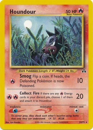 Houndour 024/075 - Neo Discovery Unlimited - Rare