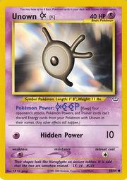 Unown [K] 058/064 - Neo Revelation Unlimited - Common