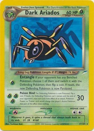 Dark Ariados 017/105 - Neo Destiny Unlimited - Rare