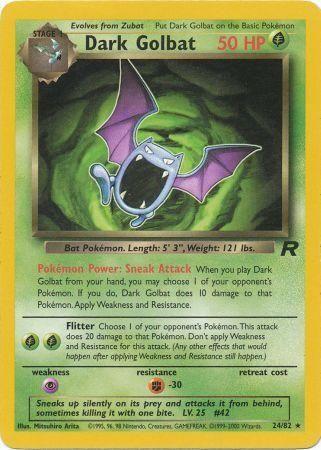 Dark Golbat 024/082 - Team Rocket Unlimited - Rare