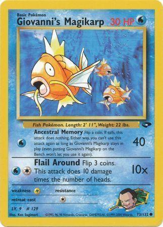Giovanni's Magikarp 073/132 - Gym Challenge Unlimited - Common