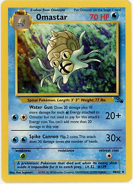 Omastar 040/062 - Fossil Unlimited - Uncommon
