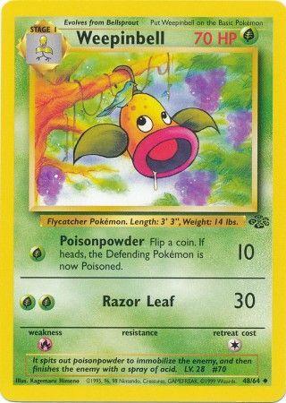 Weepinbell 048/064 - Jungle Unlimited - Uncommon