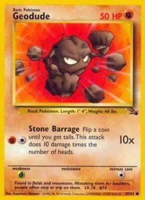 Geodude 047/062 - Fossil Unlimited - Common