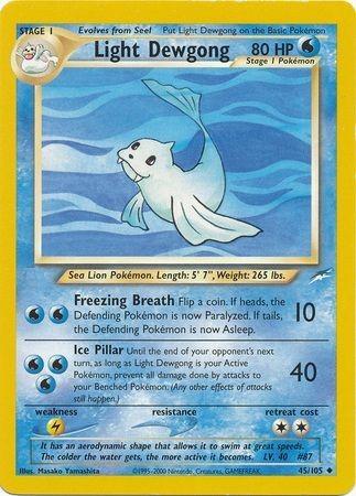 Light Dewgong 045/105 - Neo Destiny Unlimited - Uncommon