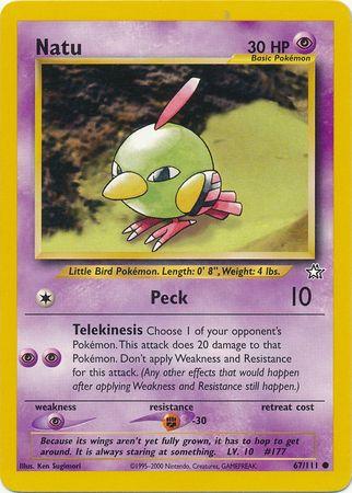 Natu 067/111 - Neo Genesis Unlimited - Common