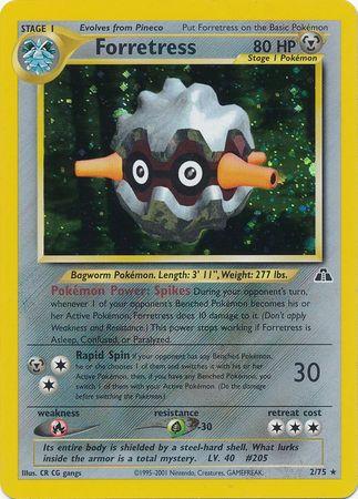 Forretress 002/075 - Neo Discovery Unlimited Holofoil - Holo Rare
