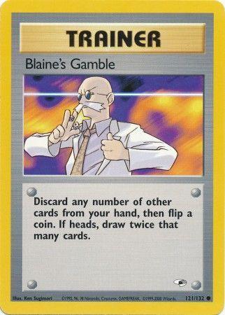 Blaine's Gamble 121/132 - Gym Heroes Unlimited - Common