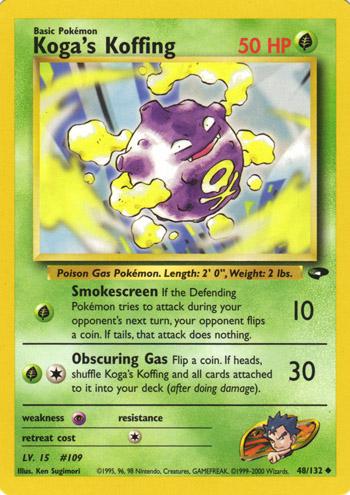 Koga's Koffing 048/132 - Gym Challenge Unlimited - Uncommon